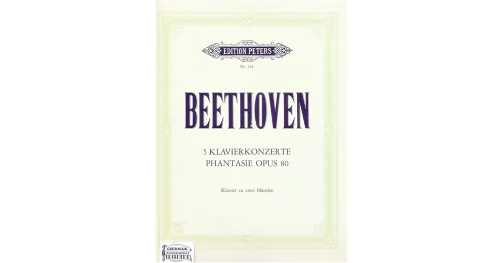 5 KLAVIERKONZERTE OP.80 PHANTASIE Szezonális akció