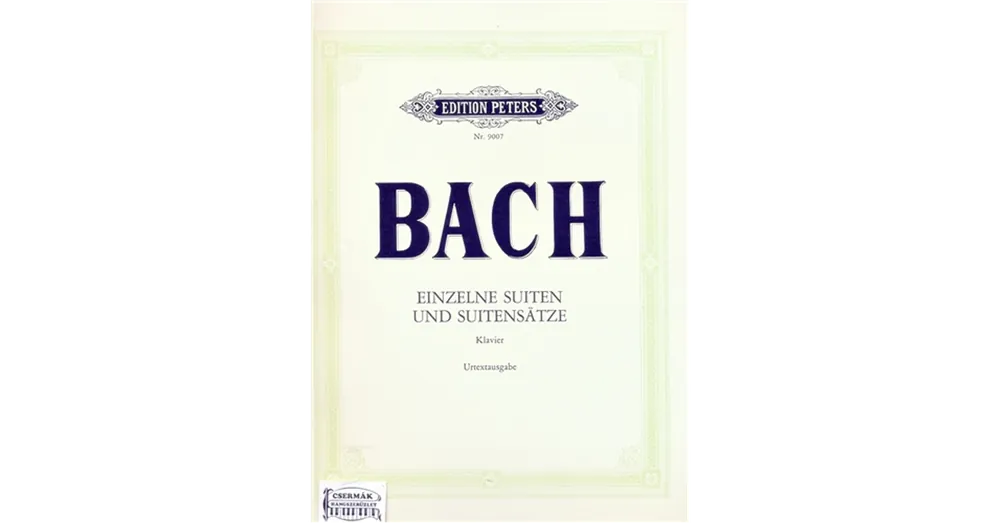 EINZELNE SUITEN UND SUITENSATZE FÜR KLAVIER Csak ma