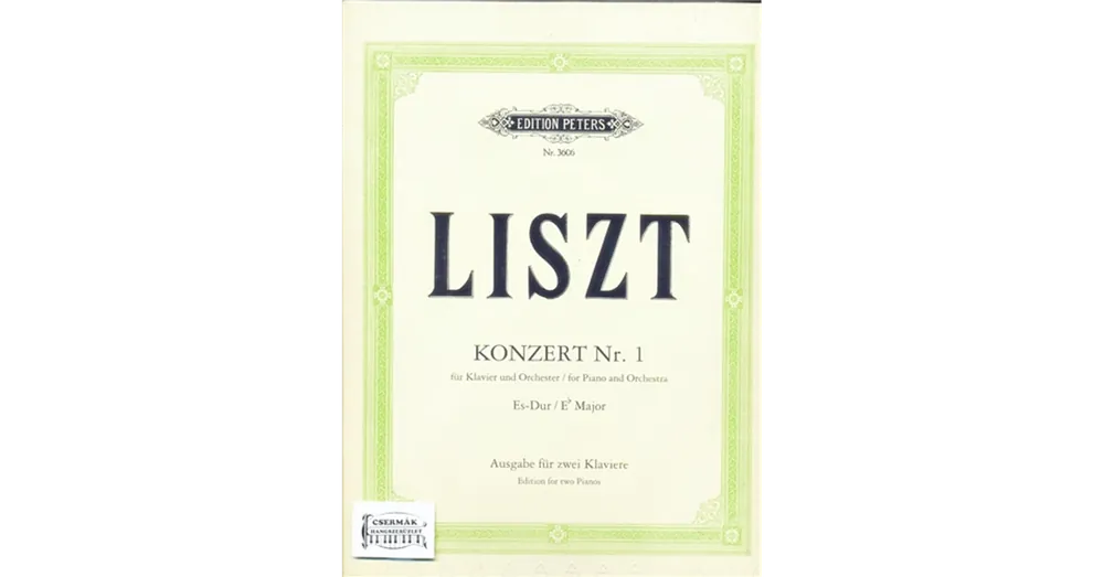 Expressz szállítás KONZERT ES-DUR NO.1.FÜR 2 KLAVIERE