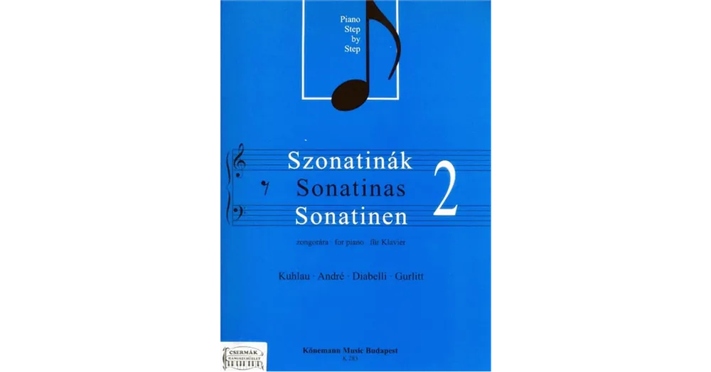 Szuper akció SZONATINÁK ZONGORÁRA 2."PIANO STEPBY STEP"