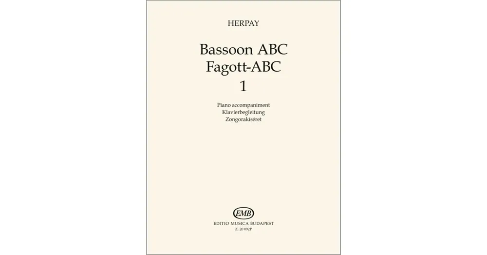 Fagott-ABC 2, Zongorakíséret Gyors kiszállítás