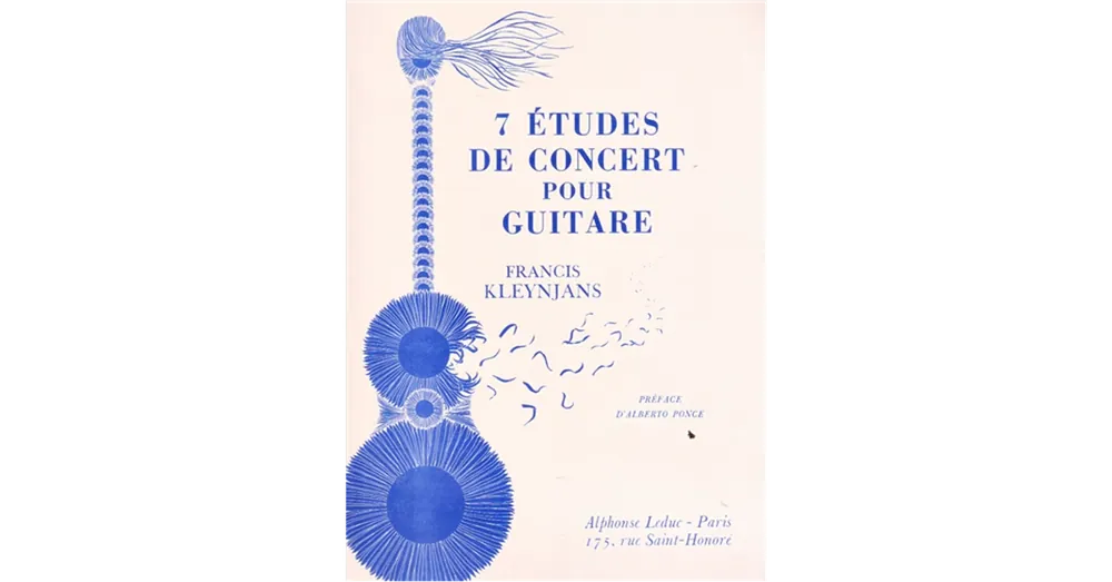 Nézd meg most 7 ÉTUDES DE CONCERT POUR GUITARE