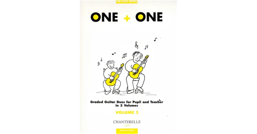 Ajánlat ONE+ONE GRADED GUITAR DUOS 3. FOR PUPIL AND TEACHER IN 3 VOLUMES
