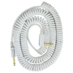 Azonnal elérhető Vox VOXCOILCABLE, VCC-90WH, retro, spirál gitárkábel, 9m, fehér
