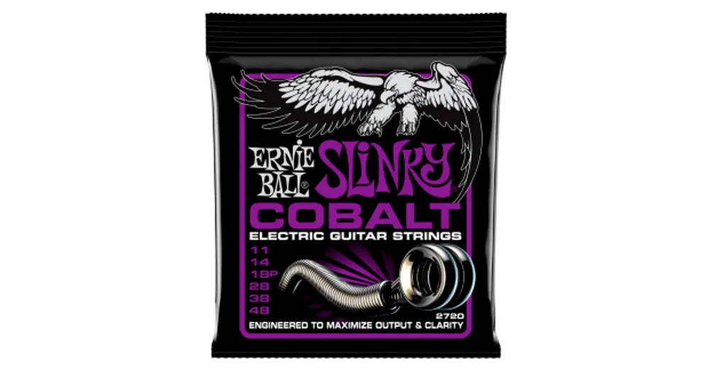 Vedd meg online Ernie Ball Cobalt Power Slinky 11-48