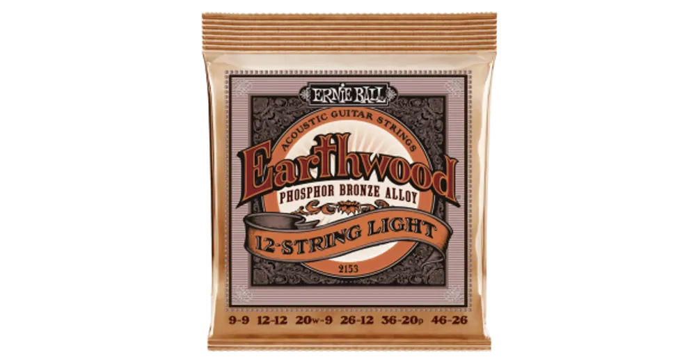 Ernie Ball Earthwood Phosphor Bronze 12 String Light 9-46 Kedvezmény