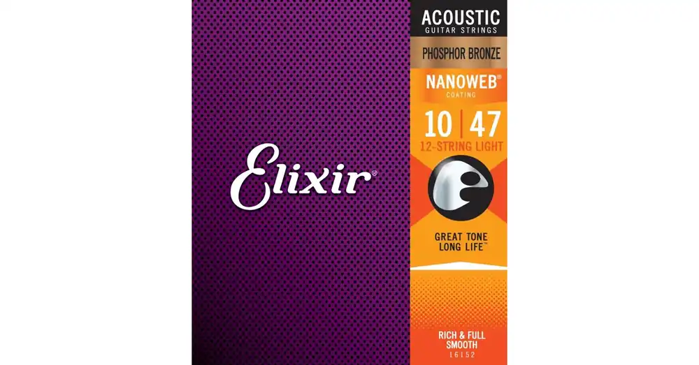 Kihagyhatatlan ajánlat Elixir Phosphor Bronze NanoWeb (16152) 10-47 12 húros Light akusztikus húrkészlet