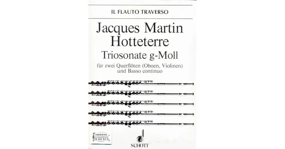 TRIOSONATE G-MOLL FÜR ZWEI QUERFLÖTEN (OBOEN,VIOLINEN) UND BASSO CONTI Ne maradj le