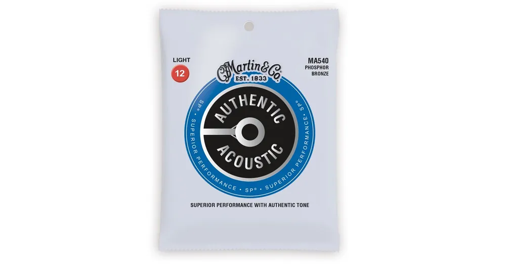 Utolsó esély MARTIN MA540 - Authentic Acoustic SP® 92/08 Phosphor Bronze, Light