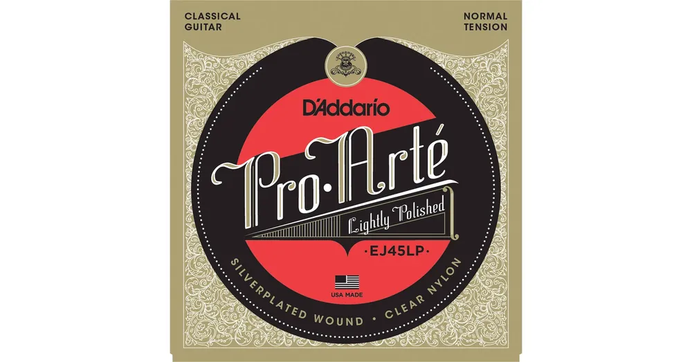 D'Addario EJ45LP klasszikus gitár húrkészlet pro-arte, húrkészlet, nylon/silver wound, normal tension Outlet