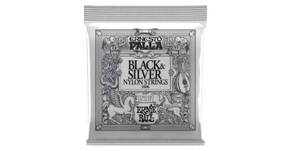 Vedd meg online Ernie Ball Ernesto Palla Classical Black&Silver