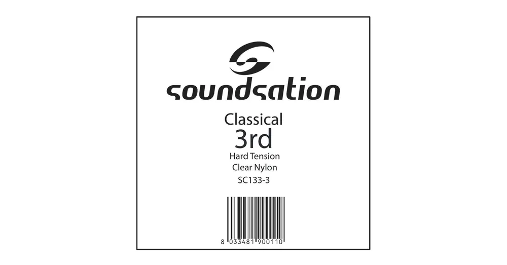 Soundsation SC133-3 - Klasszikusgitár húr - G 0.41 Hard tension Ne maradj le