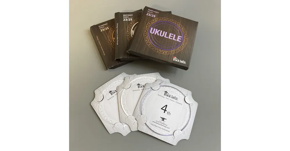 Biztonságos fizetés BlackSmith Ukulele Whitegut, Tenor 26-28 húr, fehér