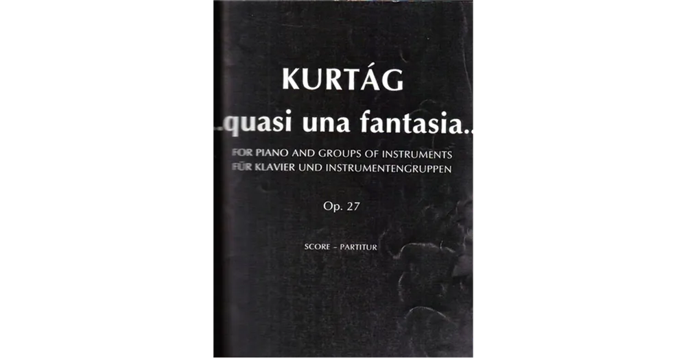 QUASI UNA FANTASIA OP. 27.ZONGORÁRA ÉS HANGSZERCSOPORTOKRA. PARTITÚRA Gyors kiszállítás