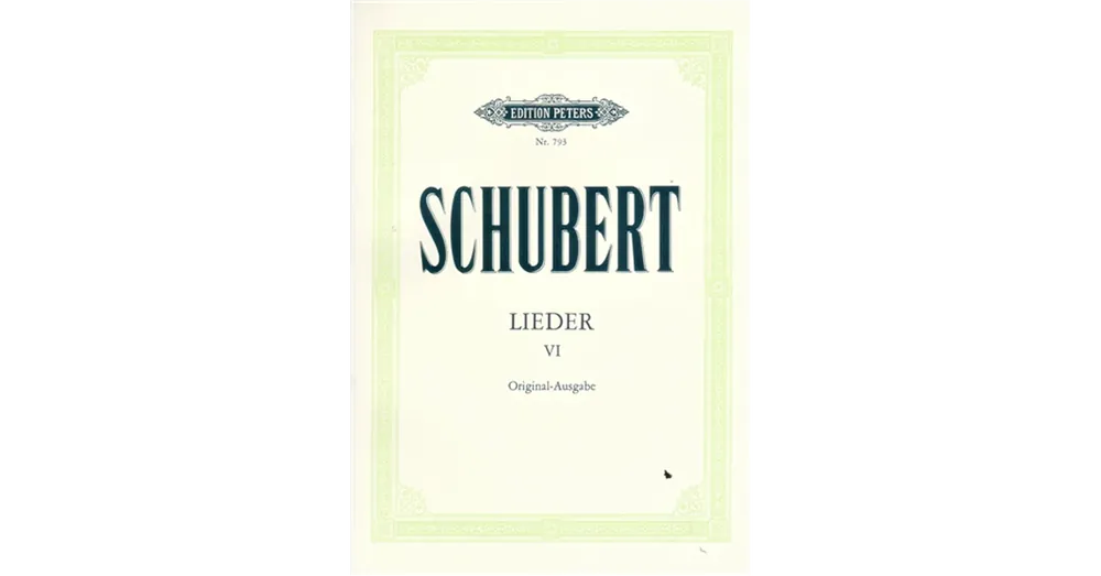 Expressz szállítás LIEDER VI. GESANG UND KLAVIER