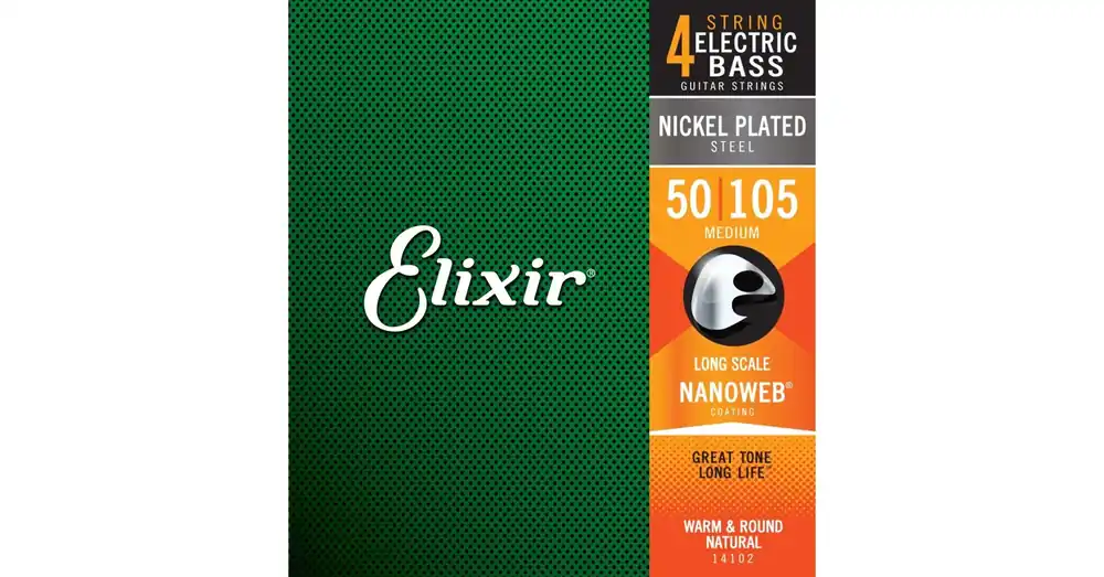 Elixir NanoWeb (14102) 50-105 Medium basszusgitár húrkészlet Kiárusítás