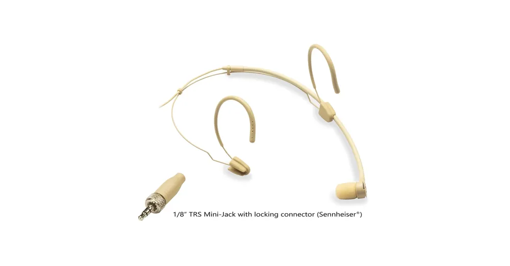 Kedvezményes ár SOUNDSATION VISAGE-C01B BG - Kardioid headset mikrofon, 3,5mm-es biztonsági záras jack csatlakozóval, beige színben