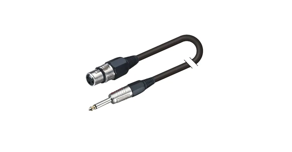 Akciós ár Soundsation BMCJX-5BK - Szimmetrikus mikrofonkábel: XRL 3pólusú mama - 6.3mm Jack MONO / 5m