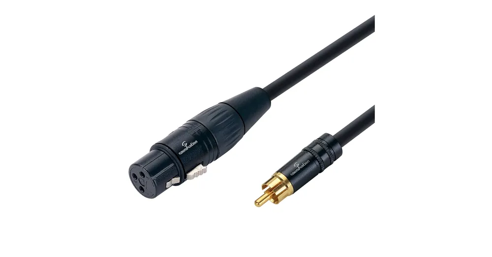 Azonnali szállítás Soundsation WM-PXFRCA06 - Wiremaster szimmetrikus patch kábel: XLR(mama)-RCA / 0.6m