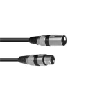 Újdonság OMNITRONIC - XLR kábel 3pin 1,5m bk