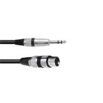 Olcsó OMNITRONIC - Adapterkábel XLR(F)/Jack stereo 0,9m bk