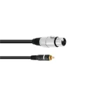 Újdonság Omnitronic - RCA/XLRf 2.0m bk kábel