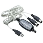 Expressz kézbesítés Bespeco BMUSB100 USB midi kábel, in-out