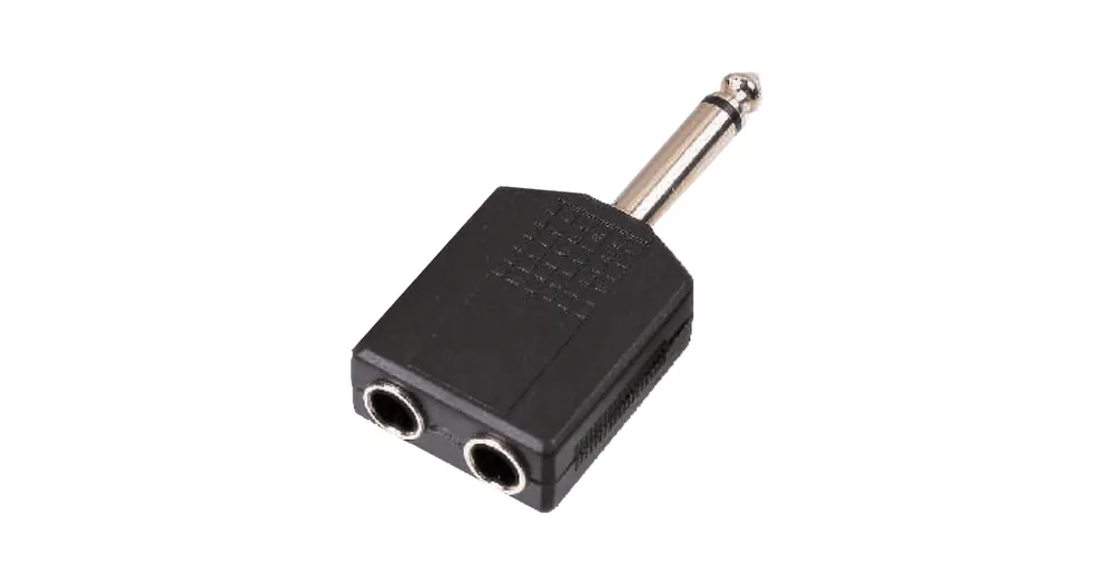 Ingyenes szállítás Soundsation SADA039-1 - 6.3mm Jack papa MONO - 2x6.3mm Jack mama adapter (1 db-os)