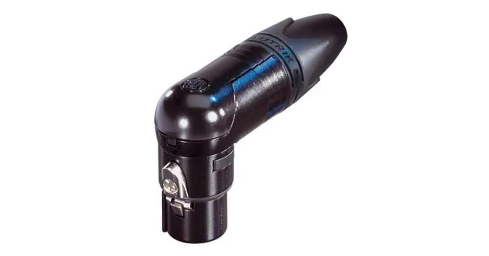 Neutrik - NC3FRXB 3 pólusú XLR aljzat pipa lengő aranyozott érintkezők fekete ház Olcsó