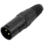 Omnitronic - XLR 3 pólusú csatlakozó, 110 ohm-os lezárással Azonnali szállítás