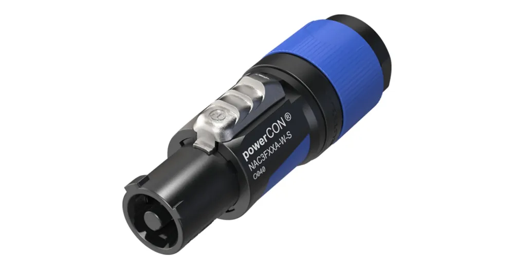 Ajánlat Neutrik - NAC3FXXA-W-S powerCON lengő hálózati bemenet, kék, kis méret (6-12 mm)