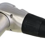 REAN 3P XLR derékszögű kábelcsatlakozó papa króm/ezüst érintkezők Gyors kiszállítás