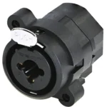 Kedvezményes ár REAN 3P XLR - 6,3 mm sztereó jack COMBO mama csatlakozóaljzat, Jack és földkontaktus
