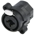 Népszerű REAN 3P XLR - 6,3 mm sztereó jack COMBO mama csatlakozóaljzat, kapcsolható jack