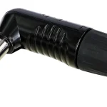 Kedvezmény REAN Mono 6,3mm JACK, derékszögű fekete ház, ónozott érintkezők