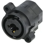 Újdonság REAN 3P XLR - 6,3 mm sztereó jack COMBO mama csatlakozóaljzat, kapcsolható jack