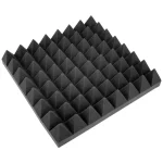 OMNITRONIC - Accoustic foam pyramid 100mm, 50x50cm Biztonságos vásárlás