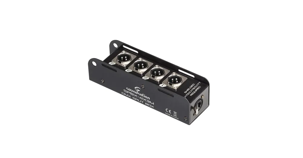 Szuper akció Soundsation SPBX-4X3M - RJ45 DMX elosztó, 4 csatornás papa XLR csatlakozós multi-core rendszer