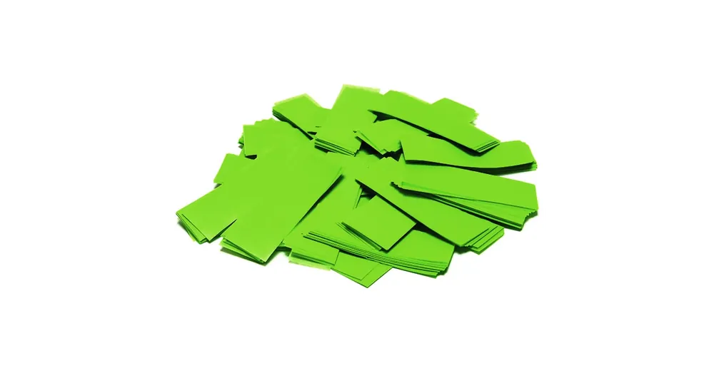 TCM FX Slowfall Confetti rectangular 55x18mm, light green, 1kg Bestseller