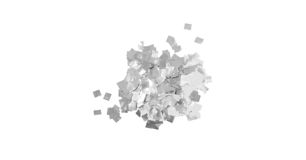 Csak ma TCM FX Metallic Confetti Raindrops 6x6mm, silver, 1kg