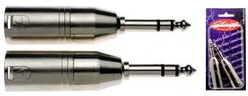 Olcsó Stagg stereo jack-XLR papa adapter