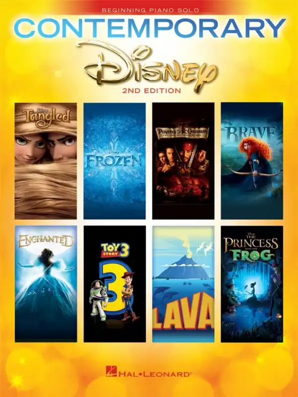 Gyors kiszállítás Contemporary Disney Solos:kezdő zongoristák számára