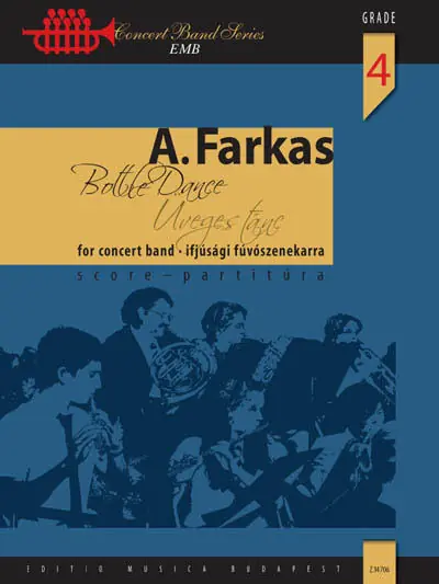Olcsóbb Farkas Antal:Üveges tánc-ifjúsági fúvószenekarra (partitúra)