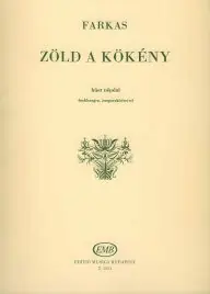 Legnépszerűbb Farkas Ferenc:Zöld a kökény - húsz népdal, zongorakísérettel