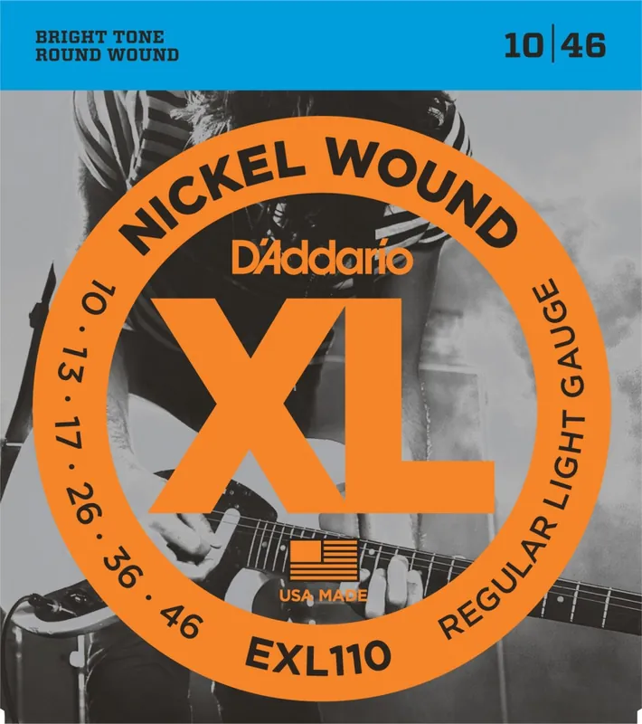 Kihagyhatatlan ajánlat D'Addario nickel 010-046 Regular light - 10 készletes csomag (az ár 1készletre vonatkozik)