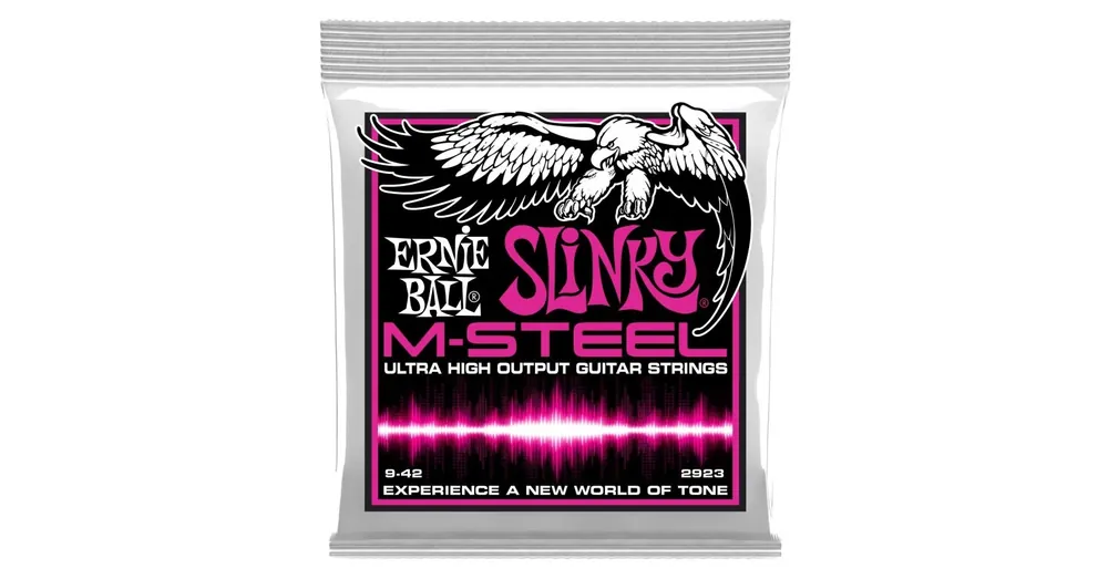 Vedd meg most Ernie Ball - M-Steel Super Slinky 9-42 Elektromos Gitárhúr készlet