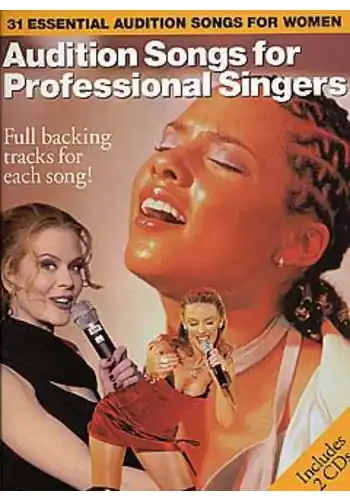 Különleges ajánlat Audition Songs For Professional Famele Singers -Includes 2 CD-piano-vocal-gitar