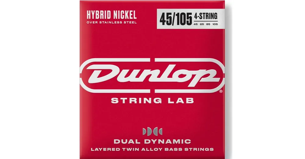 Exkluzív ajánlat Dunlop - DBHYN45105 Hibrid basszusgitár húr - 4 húros 45-105