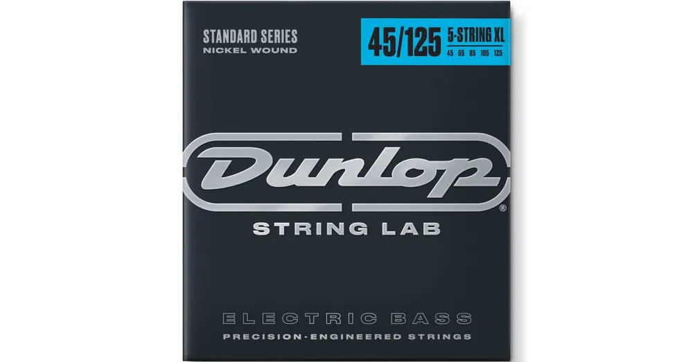 Expressz kézbesítés Dunlop - DBN45125XL 5 húros nikkel basszusgitár húr 45-125 XL