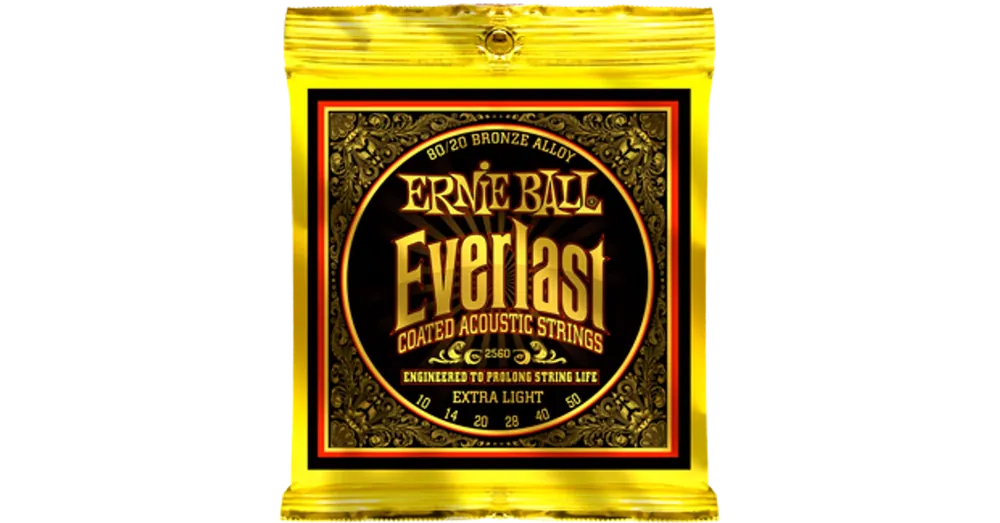 Csak ma Ernie Ball - Everlast Coated Bronze Extra Light 10-50 Akusztikus Gitárhúr készlet